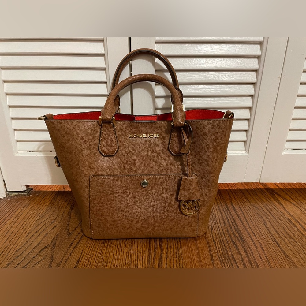 Michael Kors Brown Leather Purse